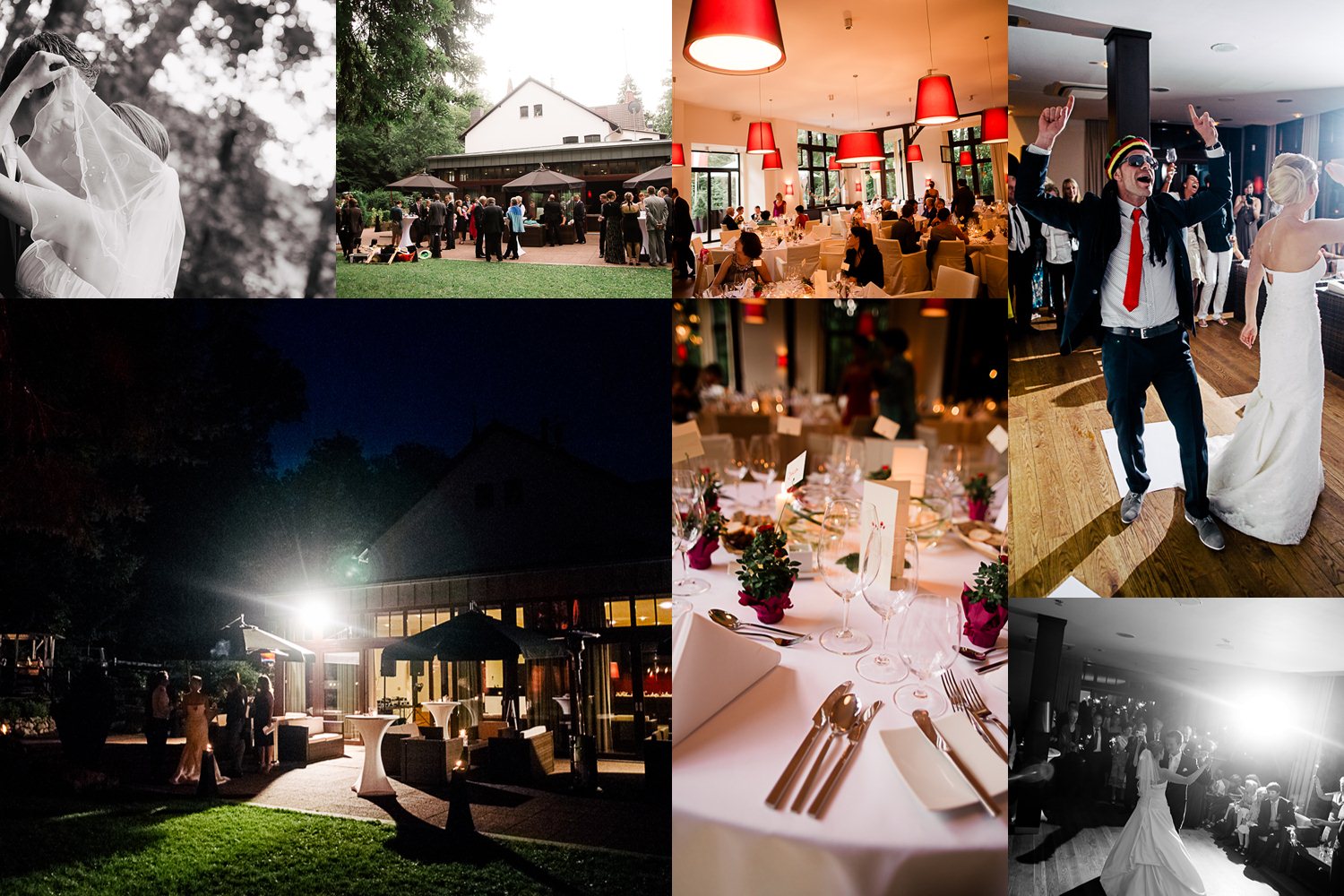 Hochzeitsfotograf in der Hochzeitslocation Villa im Tal