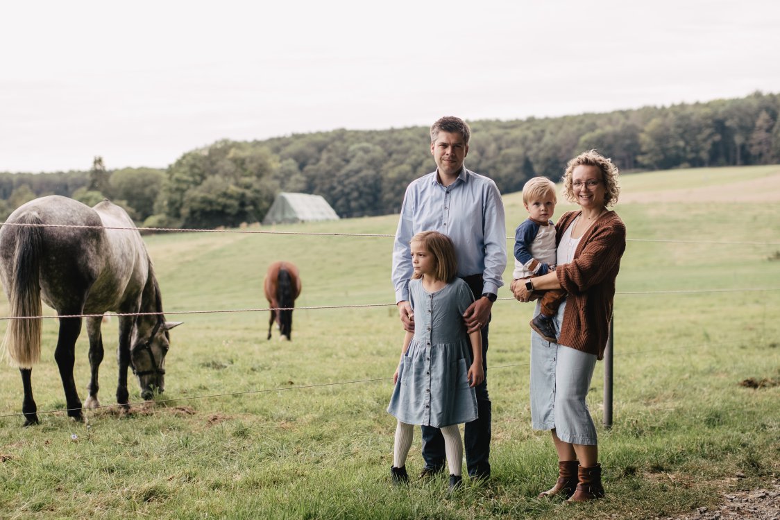 Familienfotos mit Pferden - Ranch - Odenwald