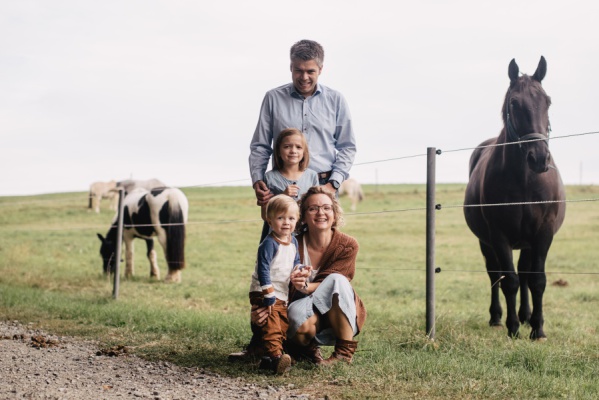 Familienfotos mit Pferden - Ranch - Odenwald – Foto 3