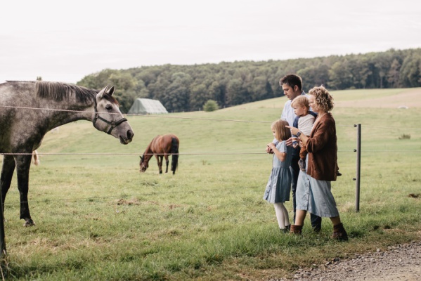 Familienfotos mit Pferden - Ranch - Odenwald – Foto 5