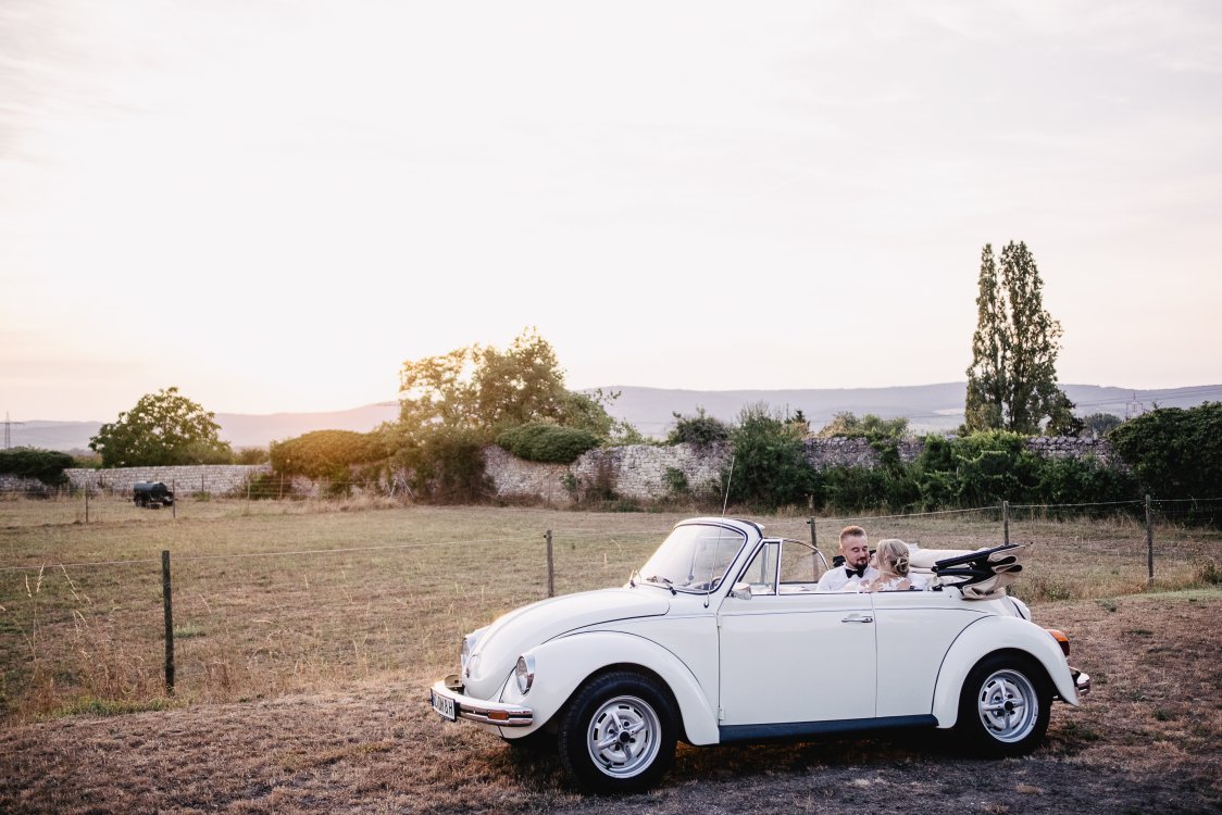 Hochzeit im Sandhof bei 40 Grad