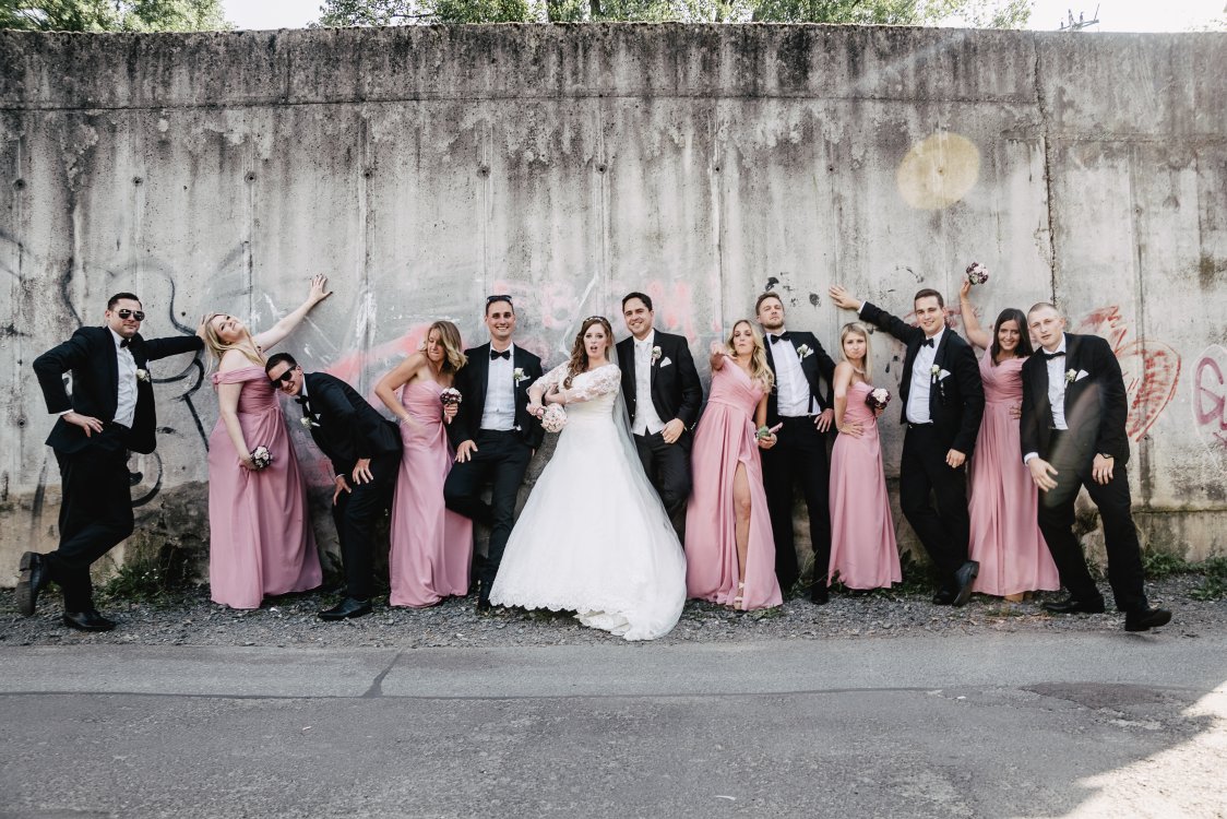 Traumhochzeit in der Weststadtbar in Darmstadt - Sommerhitze