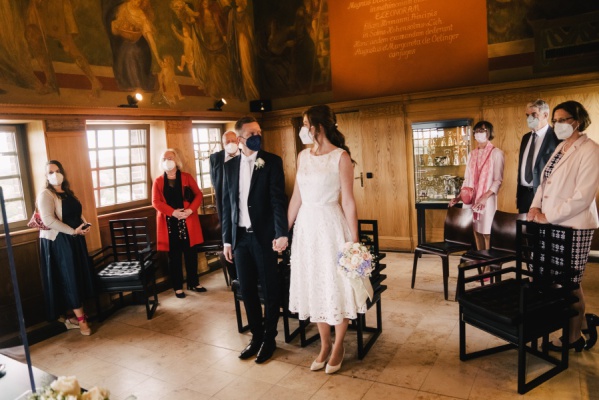 Standesamtliche Hochzeit im Hochzeitsturm in Darmstadt – Foto 25