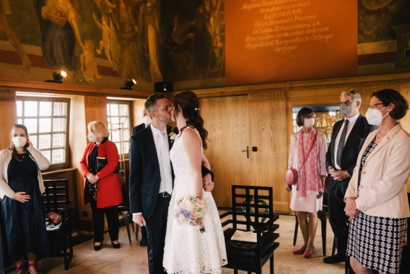 Standesamtliche Hochzeit im Hochzeitsturm in Darmstadt – Foto 27