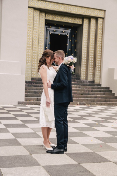 Standesamtliche Hochzeit im Hochzeitsturm in Darmstadt – Foto 4