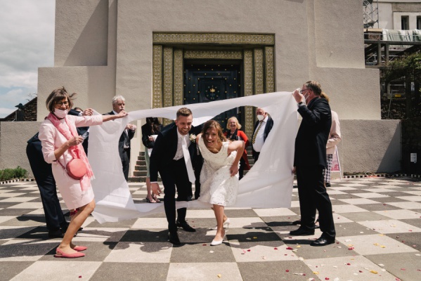 Standesamtliche Hochzeit im Hochzeitsturm in Darmstadt – Foto 40