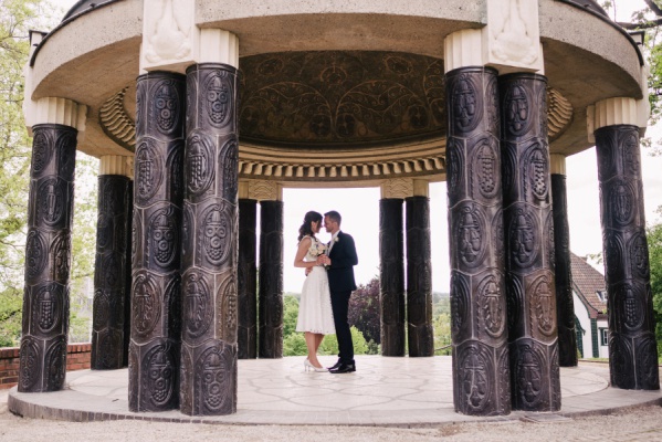 Standesamtliche Hochzeit im Hochzeitsturm in Darmstadt – Foto 66