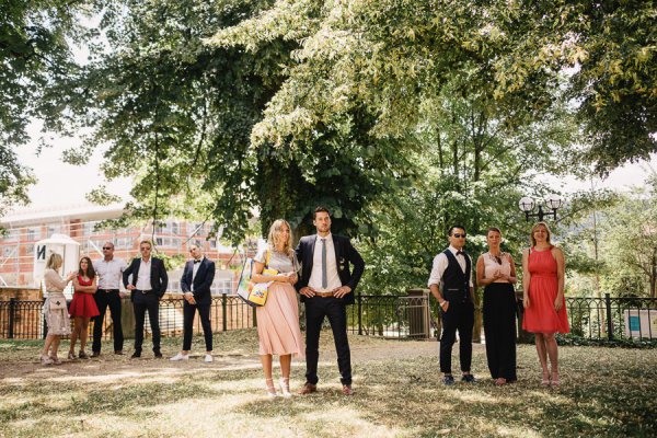 Standesamtliche Hochzeit in Erbach und Feier im Burghof in Kirchbrombach – Foto 36