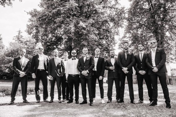 Standesamtliche Hochzeit in Erbach und Feier im Burghof in Kirchbrombach – Foto 69
