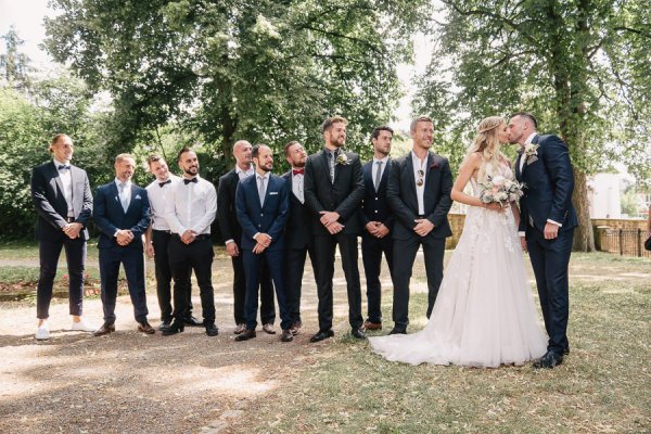 Standesamtliche Hochzeit in Erbach und Feier im Burghof in Kirchbrombach – Foto 70