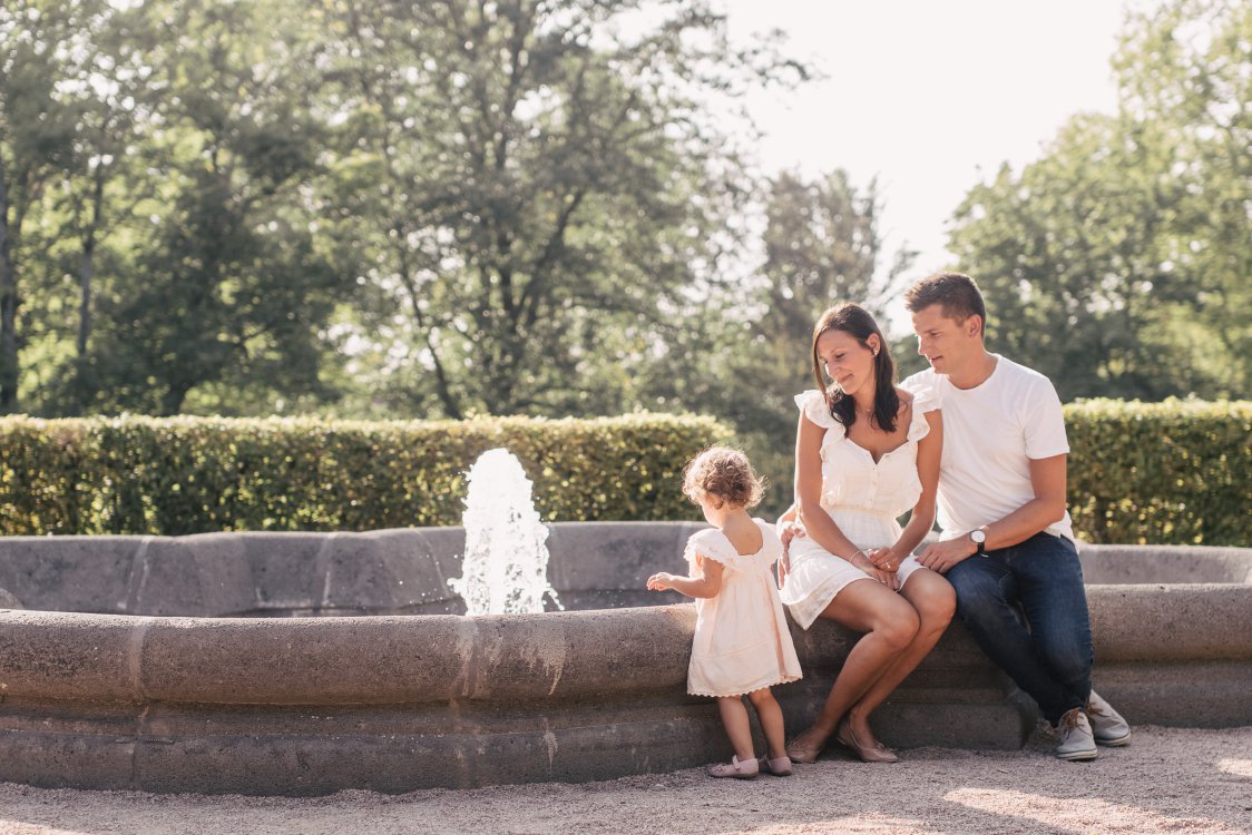 Familienfotos auf der Rosenhöhe in Darmstadt