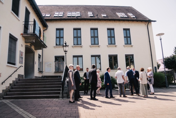 Standesamtliche Hochzeit in Pfungstadt in der Corona-Zeit – Foto 1
