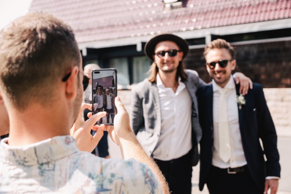 Standesamtliche Hochzeit in Pfungstadt in der Corona-Zeit – Foto 11