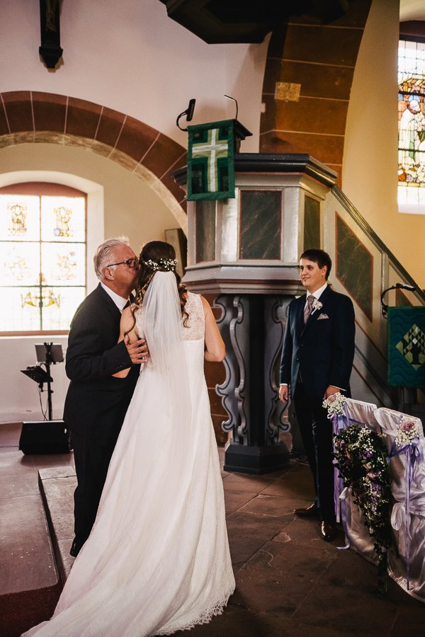 Kirchliche Hochzeit in Zwingenberrg und Feier auf dem Auerbacher Schloss – Foto 14