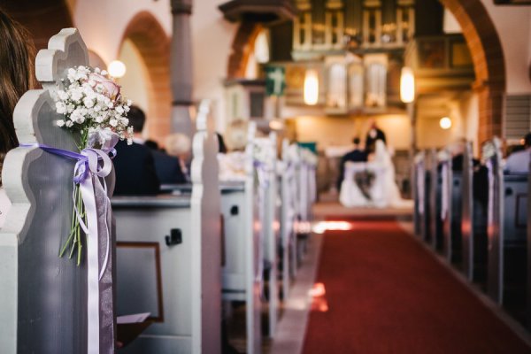Kirchliche Hochzeit in Zwingenberrg und Feier auf dem Auerbacher Schloss – Foto 16