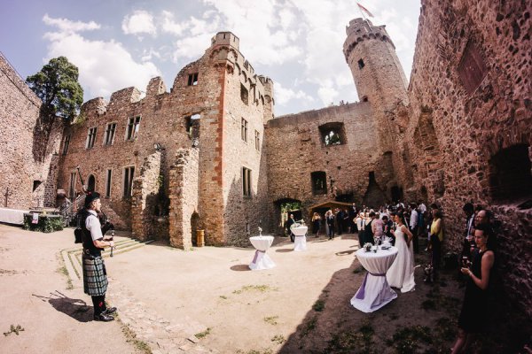 Kirchliche Hochzeit in Zwingenberrg und Feier auf dem Auerbacher Schloss – Foto 52